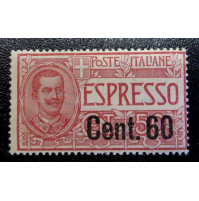 - Cent .50 - REGNO 1922 ESPRESSO DEL 1920 SOPRASTAMPATO Cent. 60 -