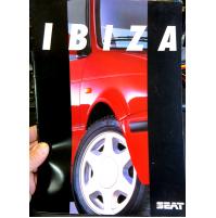 -- DEPLIANT VINTAGE AUTOMOBILE - SEAT IBIZA - 1992