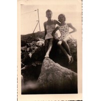 - FOTO ANNI 60 - RAGAZZA AL MARE - C15-1147