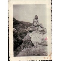 - FOTO ANNI 60 - RAGAZZA AL MARE - C15-1148