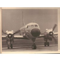 - FOTOGRAFIA  ANNI '60 / AEROPLANO CIVILE PASSEGGERI 3-329