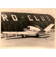 - FOTOGRAFIA  ANNI '60 / AEROPLANO NELL'AEROPORTO DI VILLANOVA D'ALBENGA C13-986