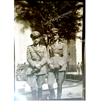 - NEGATIVA FOTOGRAFICA - COPPIA MILITARI REGIO ESERCITO - FANTERIA - ANNI '30