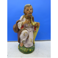 - STATUINA DEL PRESEPE IN CARTAPESTA - SAN GIUSEPPE - ALTEZZA : 10 CM