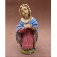 -- STATUINA DEL PRESEPE IN PASTA - A.P. ITALY - ROVELLO PORRO - MADONNA -