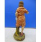 - STATUINA DEL PRESEPE IN PASTA - RAGAZZO CON TROMBA -