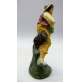 - STATUINA DEL PRESEPE IN PASTA - ZAMPOGNARO CON PANTALONE GIALLO -