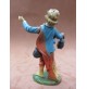 -- STATUINA DEL PRESEPE IN PLASTICA - RAGAZZO CON LAMPADA -