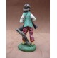 -- STATUINA DEL PRESEPE IN PLASTICA - SUONATORE DI TROMBA -