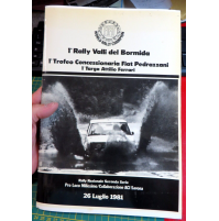 1° RALLY VALLI DEL BORMIDA - PRO LOCO MILLESIMO ACI SAVONA - 1981 - DOCUMENTI