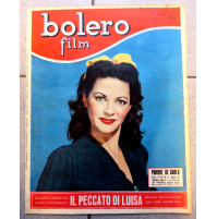 16 SETT 1951 BOLERO FILM - YVONNE DE CARLO / IL PECCATO DI LUISA - FOTOROMANZO