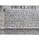 1799 PROCLAMA DEL CONTE COCASTELLI COMMISSARIO IMPERIALE MILANO -