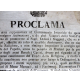 1799 PROCLAMA DEL CONTE COCASTELLI COMMISSARIO IMPERIALE MILANO -