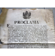 1799 PROCLAMA DEL CONTE COCASTELLI COMMISSARIO IMPERIALE MILANO -