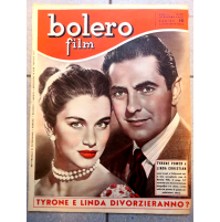 18 GIUGNO 1950 BOLERO FILM - TYRONE POWER LINDA CRHISTIAN - FOTOROMANZO