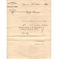 1899 - SOCIETA' PRODUTTORI CHINOTTI SAVONA - 3° RACCOLTO DEI CHINOTTI -
