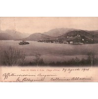 1901 - CARTOLINA Dell'isola SAN GIULIO & ORTA 