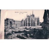 1903 CARTOLINA DI MILANO PIAZZA DEL DUOMO  13-97