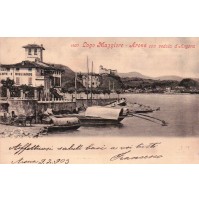 1903 - LAGO MAGGIORE - ARONA CON VEDUTA D'ANGERA