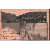 1910ca - CARTOLINA DEL LAGO MAGGIORE LOCARNO - MADONNA DEL SASSO - 