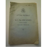 1911 - LETTERA PASTORALE DEL MONS. GIOSUE' CATTAROSSI VESCOVO DI ALBENGA L-30