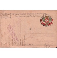 1917 - FRANCHIGIA MILITARE DA SOLDATO REGIO ESERCITO IN ZONA DI GUERRA - 