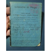 1919 COGOLETO GENOVA - LIBRETTO DI PAGA / SOCIETA' ITALIANA TUBI TOGNI