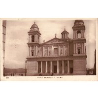 1922 CARTOLINA DI IMPERIA PORTO MAURIZIO IL DUOMO C4-306