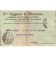 1924 CARTOLINA PUBBLICITARIA 