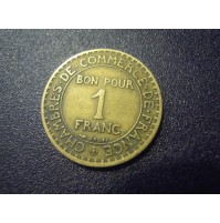 1924 France Chambre de Commerce BON POUR 1 FRANC (M/4-7)