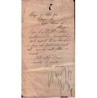 1924 - LETTERA AL CAPO STAZIONE DI ALBENGA - RICHIESTA RIMBORSO DANNI TRASPORTO