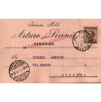 1925 CARTOLINA PUBBLICITARIA 