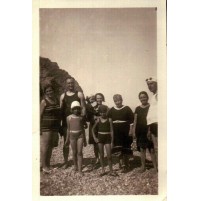 1930ca - FAMIGLIOLA AL MARE - FOTOGRAFIA