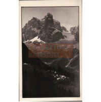 1934 - FOTO PAESAGGIO DI MONTAGNA ACCAMPAMENTO DI TENDE DOLOMITI O ALPI C9-1106