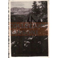 1934 - FOTO PAESAGGIO DI MONTAGNA ALPINISTI SCALATORI ALPI O DOLOMITI 32-78