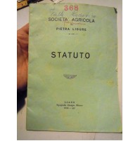 1935 SOCIETA' AGRICOLA DI PIETRA LIGURE - STATUTO TIP. BOLLA FINALBORGO C11-618