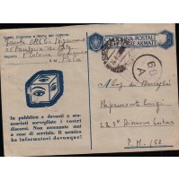 1943 - FRANCHIGIA DA 25° RGT FANTERIA DI POLA X BERSAGLIERE DIV. COSTIERA C5-439