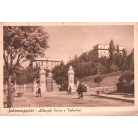 1947 - CARTOLINA DI SALSOMAGGIORE - ALBERGHI PORRO E VALENTINI 