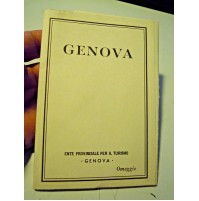 1950ca GENOVA ENTE PROVINCIALE PER IL TURISMO + CARTINA  - COPIA OMAGGIO -- 