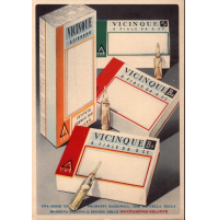 1951 CARTOLINA PUBBLICITARIA FARMACEUTICA - VICINQUE ISTITUTO FRANCO TOSI MILANO