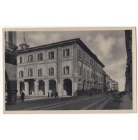 1952 CARTOLINA DI CUNEO VIA ROMA E MUNICIPIO 5-11