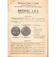 1952 CARTOLINA PUBBLICITARIA FARMACEUTICA - METICOL I.C.I. Confetti -