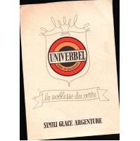 1953 CARTOLINA PUBBLICITARIA UNIVERBEL - MADE IN BELGIUM - CHARLEROI 