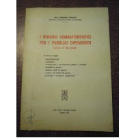 1971 I BENEFICI COMBATTENTISTICI PER I PUBBLICI DIPENDENTI R.VIVIANI SAVONA  LN4