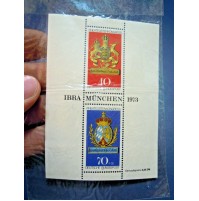 1973 - IBRA MUNCHEN PHILATELISTENKONGRESS DEUTSCHE BUNDESPOST 2,20 DM