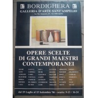 1986 - BORDIGHERA - MOSTRA DI CARRA' CASCELLA DE CHIRICO MORANDI SASSU ECC (MAN)