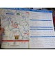 2° RALLY CITTA' DI CANELLI / ASTI -  1987 - ITINERARIO E DISTANZE -