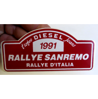 ADESIVO VINTAGE 1991 - RALLYE SANREMO -