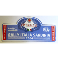 ADESIVO VINTAGE 2004 - RALLY ITALIA SARDINIA - SARDEGNA - WRC