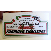 ADESIVO VINTAGE 2011 - SAN DAMIANO RALLY CLUN - FORMULA CHALLENGE -